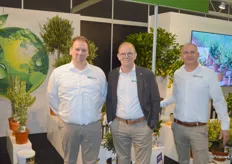 John Winter, Remi van Adrichem en Andre de Wit van RM Plants.
